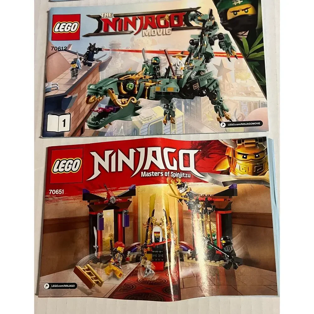 LOT of LEGO Ninjago Instruction Manuals ONLY (no legos) Lot #5